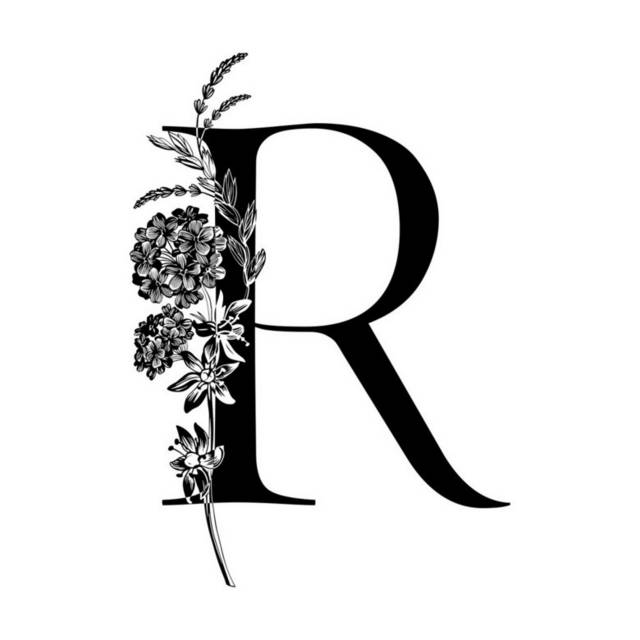 字母R插画3