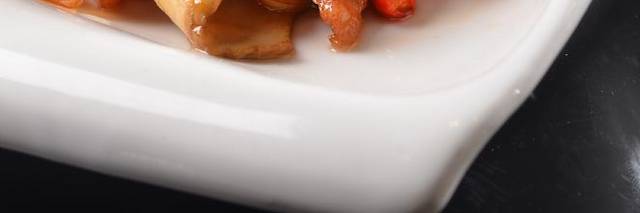 杏鲍菇碳烤肉美味图片