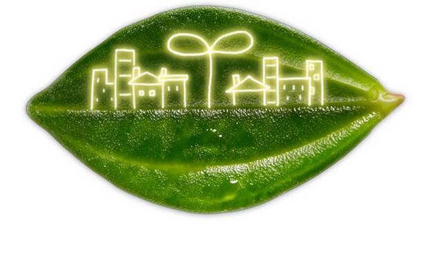 绿色环保新城市素材