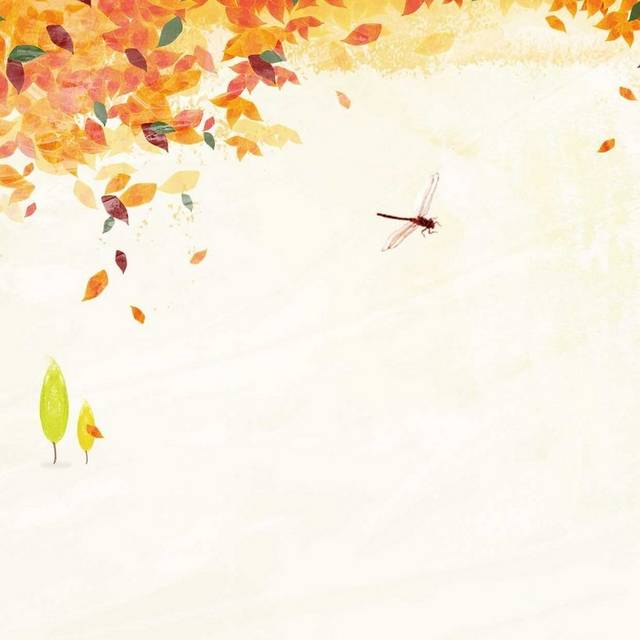 秋日蜻蜓背景