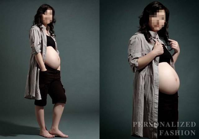 个性孕妇写真相册素材