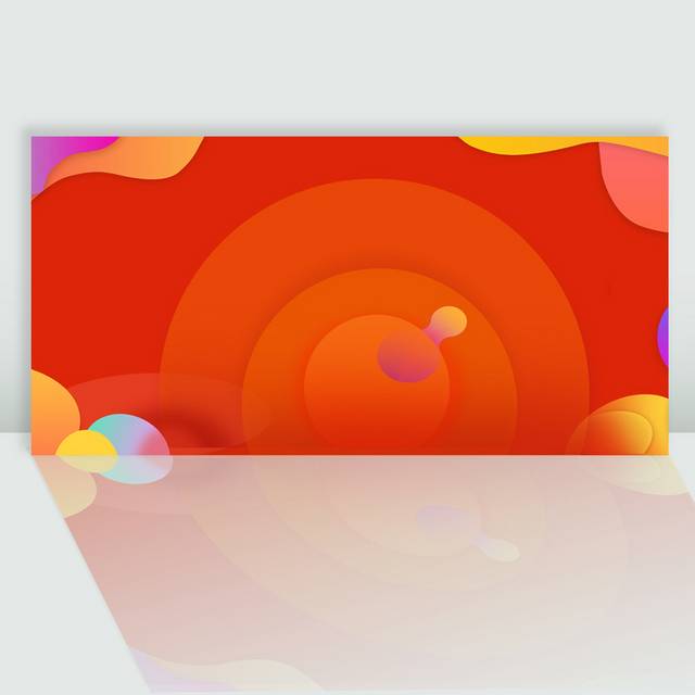 渐变橙色背景图片