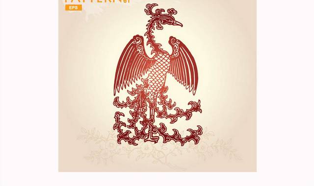 手绘凤凰