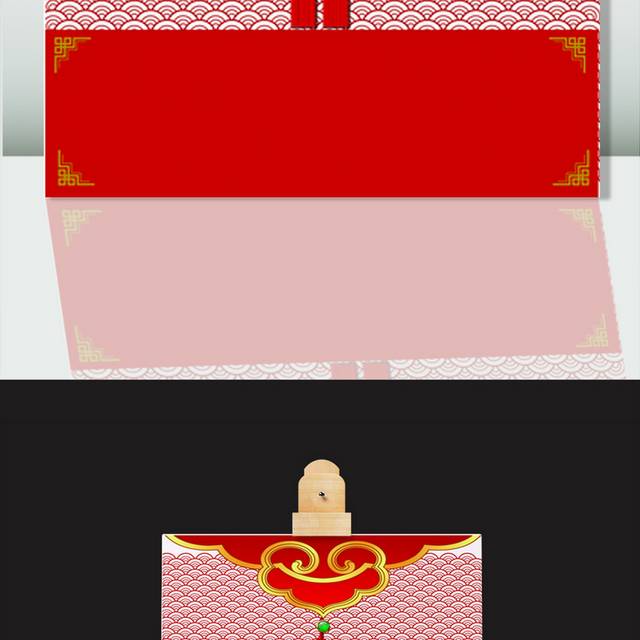 中式古典祥云纹路花纹