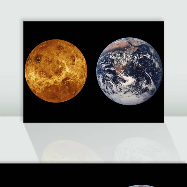 地球金星图片
