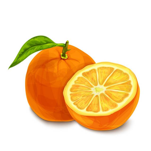 新鲜橙子