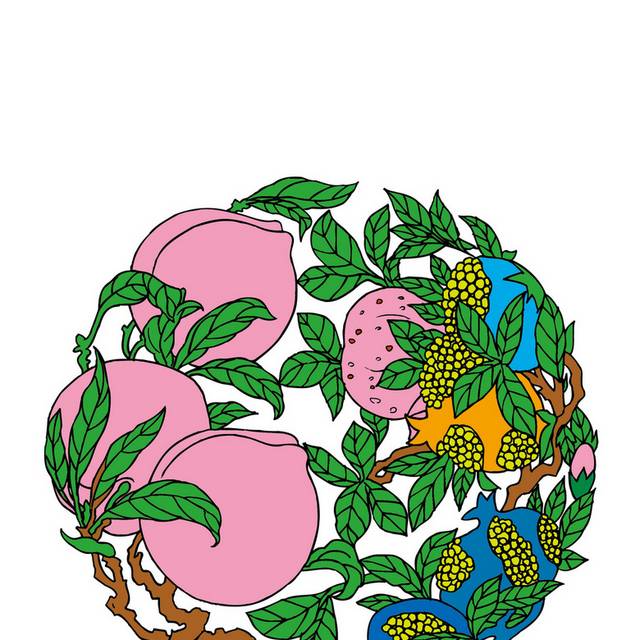 卡通桃子