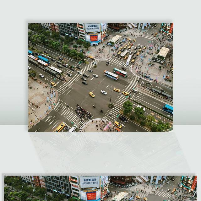 城区交通摄影图