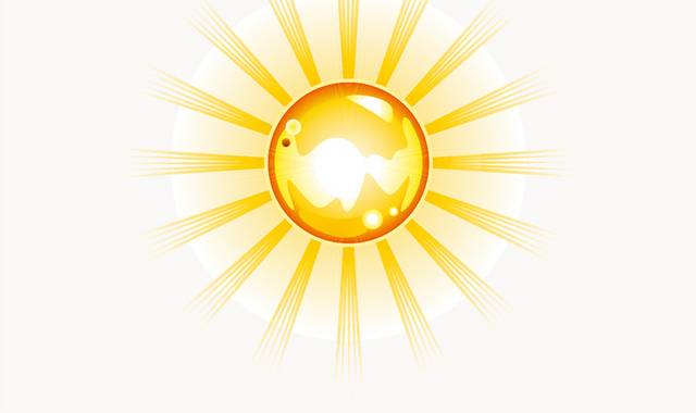 矢量太阳光线