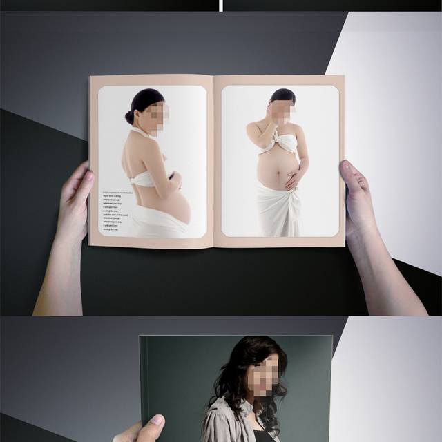 孕妇写真影楼相册