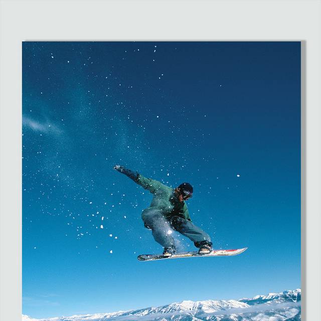 滑雪人物
