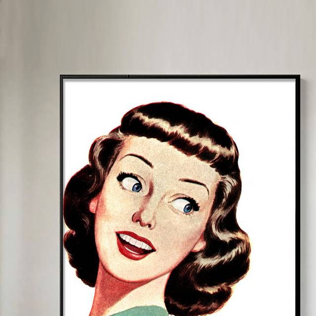 欧式复古美女人物装饰画