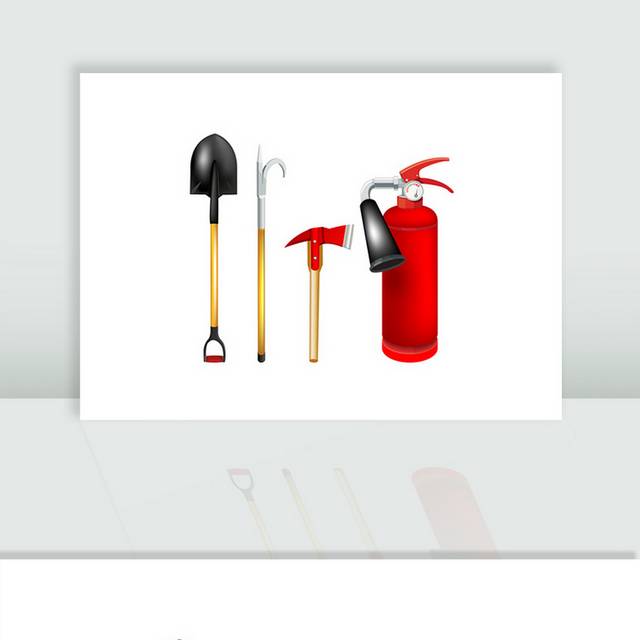 消防工具设计元素