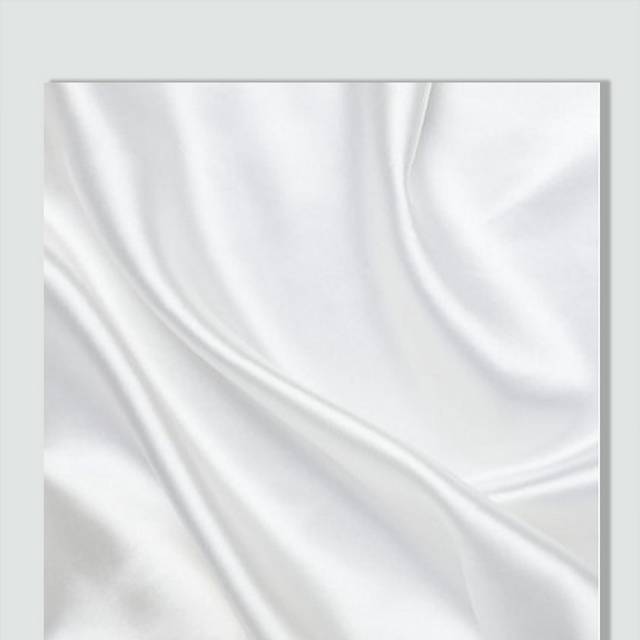 白色丝绸布料