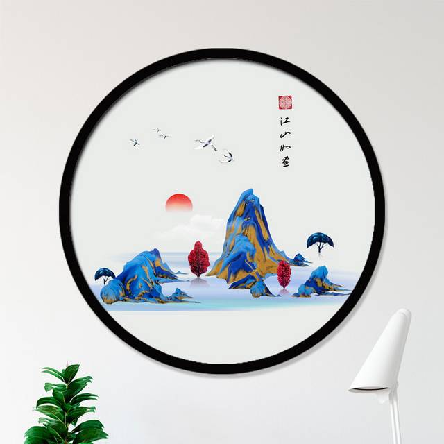 中国风古典山水插画