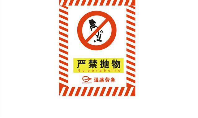 工地禁止安全标识标牌警示牌