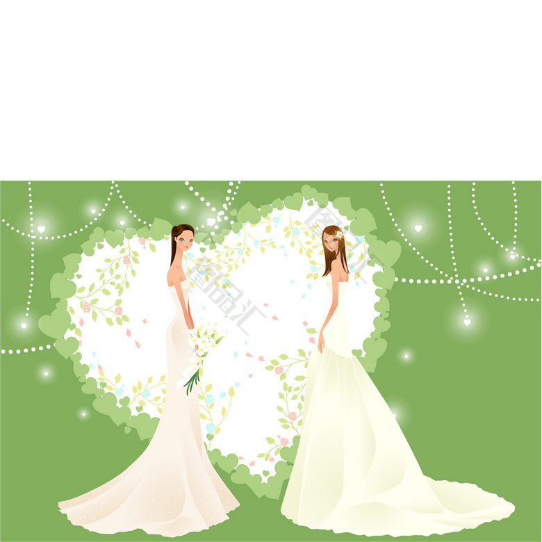 婚纱卡通_婚纱卡通情侣图片