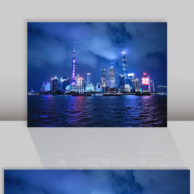 上海东方明珠外滩图片
