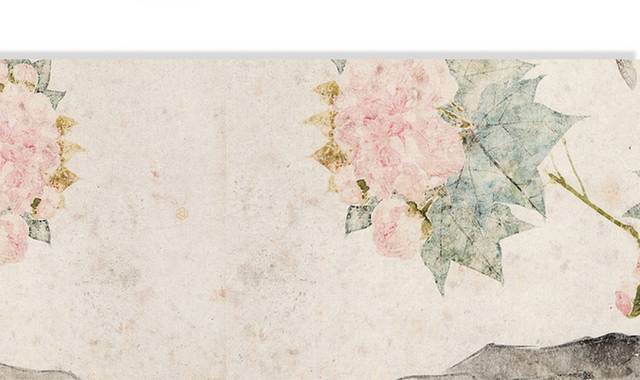 中式古典花卉背景