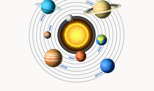 卡通银河系星球