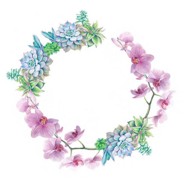 鲜花花环