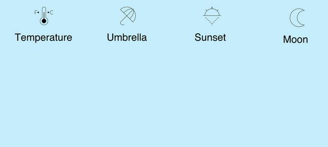 天气图标