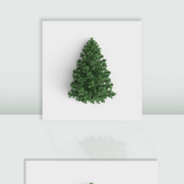 绿色圣诞树