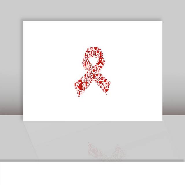创意艾滋标志素材