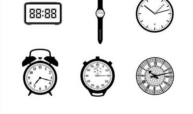 时间手表闹钟素材