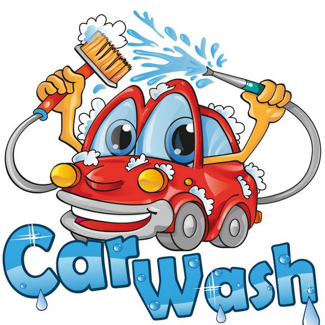 卡通洗车汽车