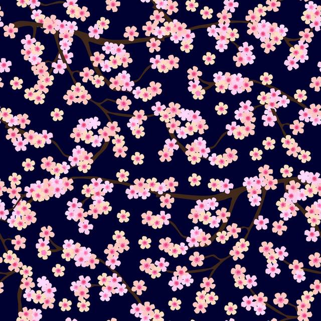 矢量樱花