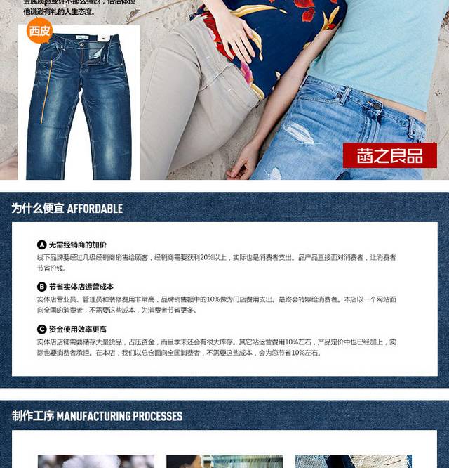 男装详情页