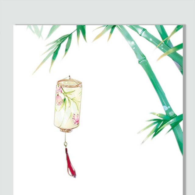 竹子灯笼图片