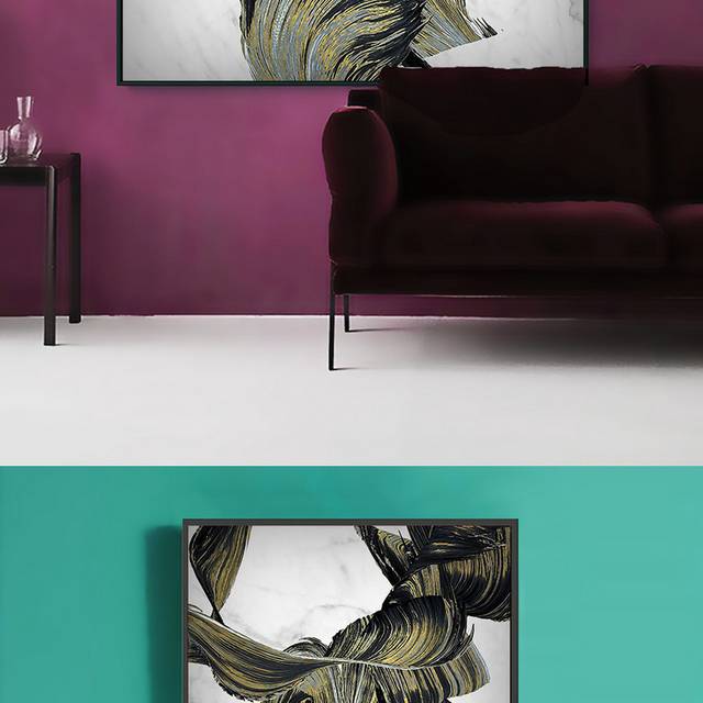 抽象个性客厅装饰画