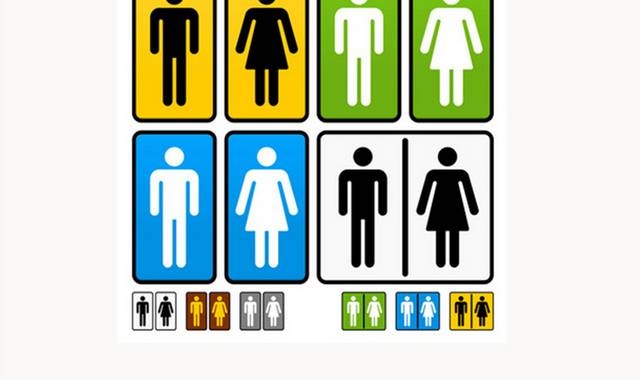 洗手间卫生间标识标牌指示牌
