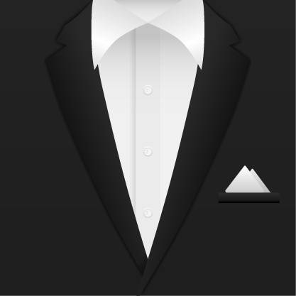 矢量西服西装