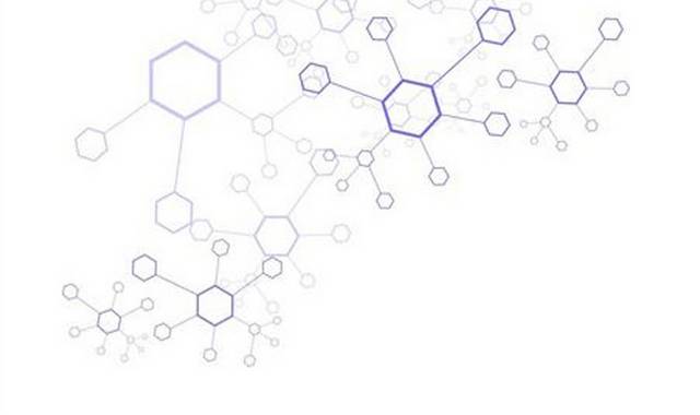 分子结构示意图素材