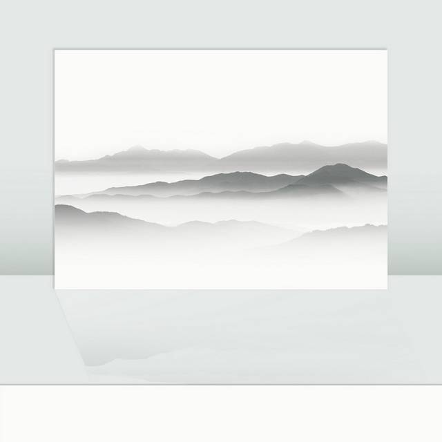 水墨山水画