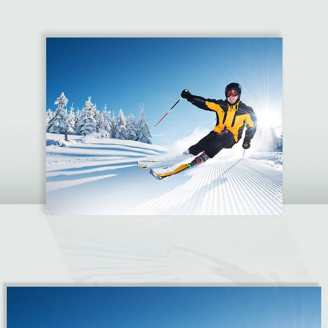 滑雪图片素材