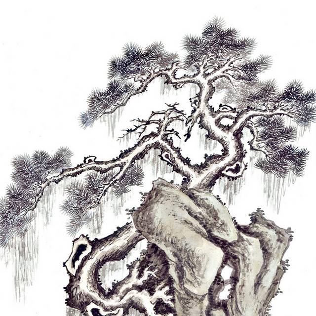 水墨国画素材