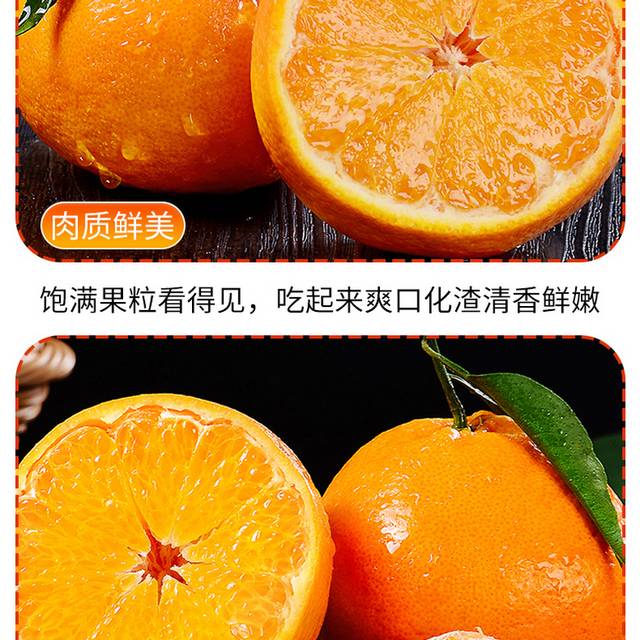 小清新丑橘详情页水果详情页