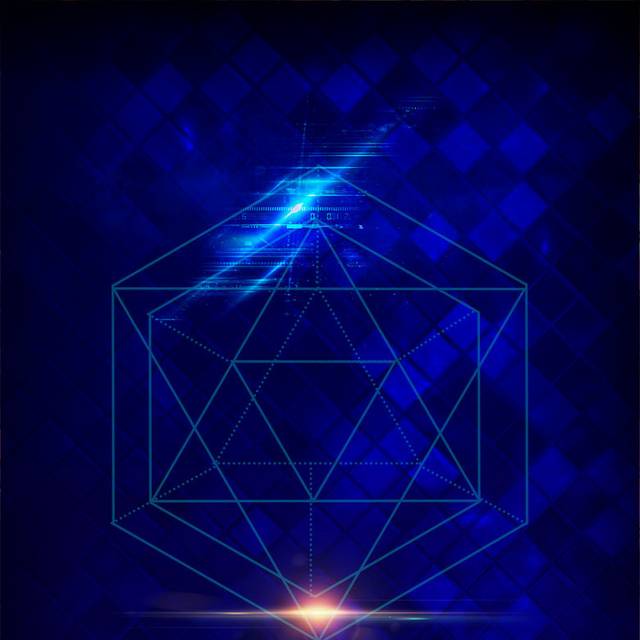蓝色创意科技背景