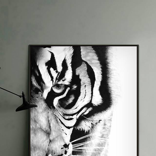美式装饰画无框画