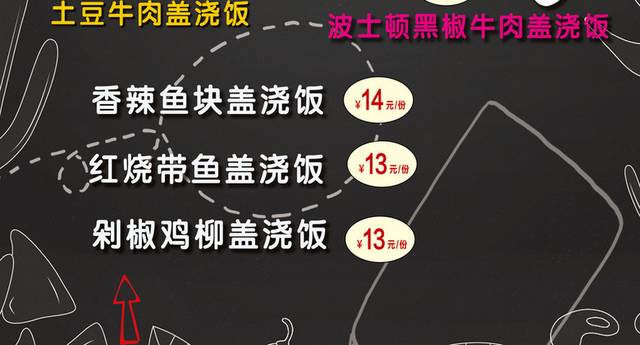 菜单菜谱素材
