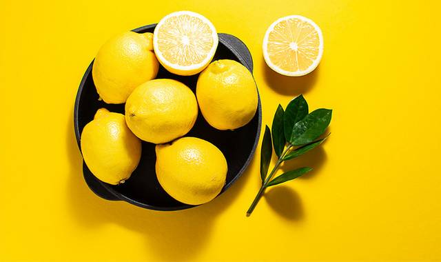 水果柠檬背景