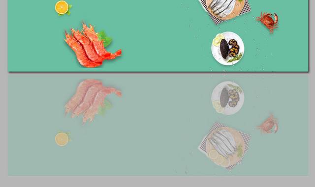 海鲜食品banner图片