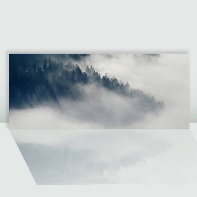 雾气大山山脉图片