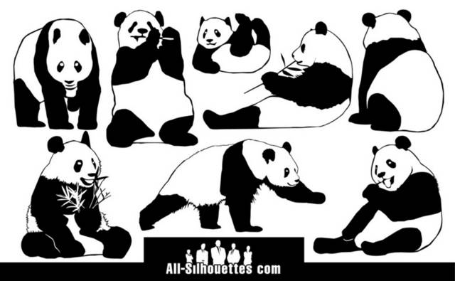 熊猫素材