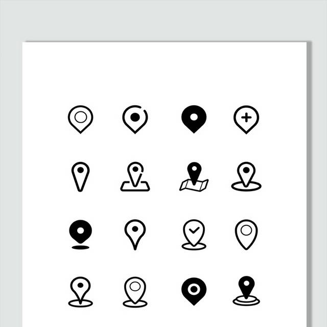 定位icon图标素材
