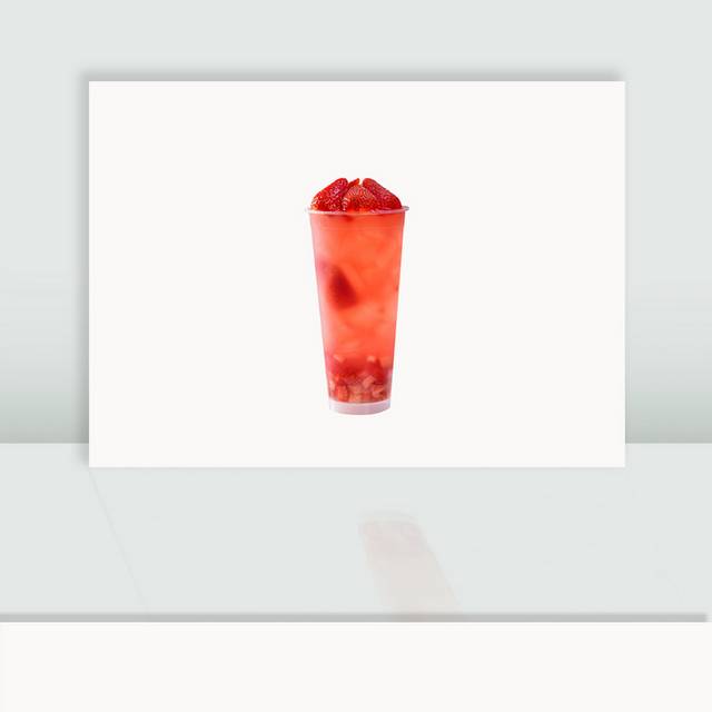 草莓饮品果汁饮料图片